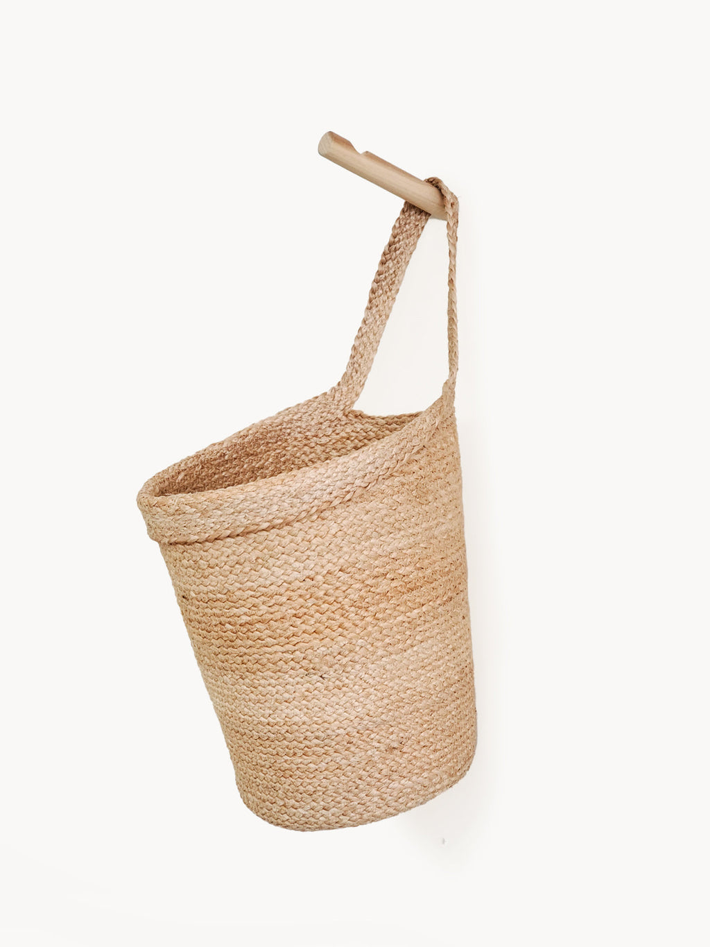 Cesta Decorativa de Pared Kata - Yute Trenzado