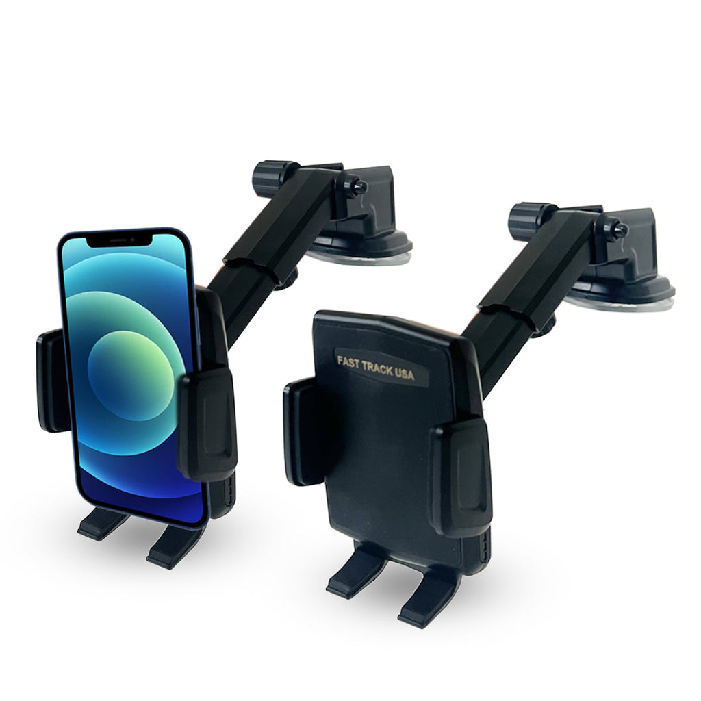 360° Car Phone Mount with Adaptable Cradle 2.0 🚗 | Long Neck Dashboard Holder