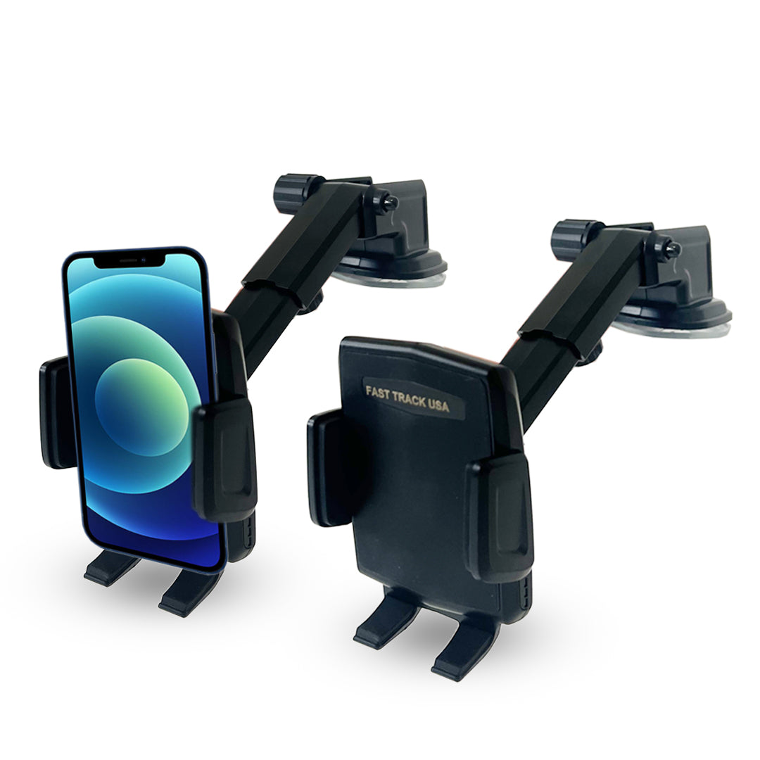 360° Car Phone Mount with Adaptable Cradle 2.0 🚗 | Long Neck Dashboard Holder