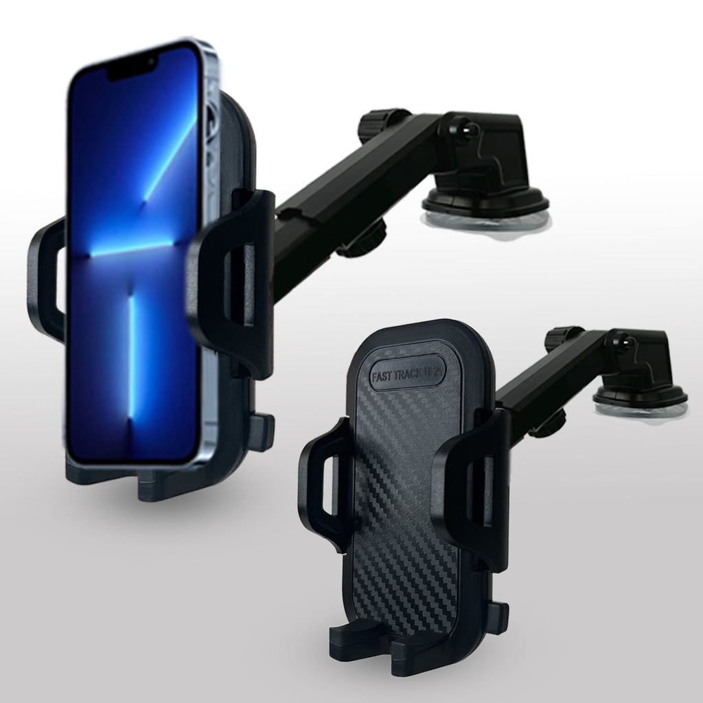 Long Neck Car Phone Mount 🚗 | Adaptable Cradle 360° Windshield & Dashboard Holder