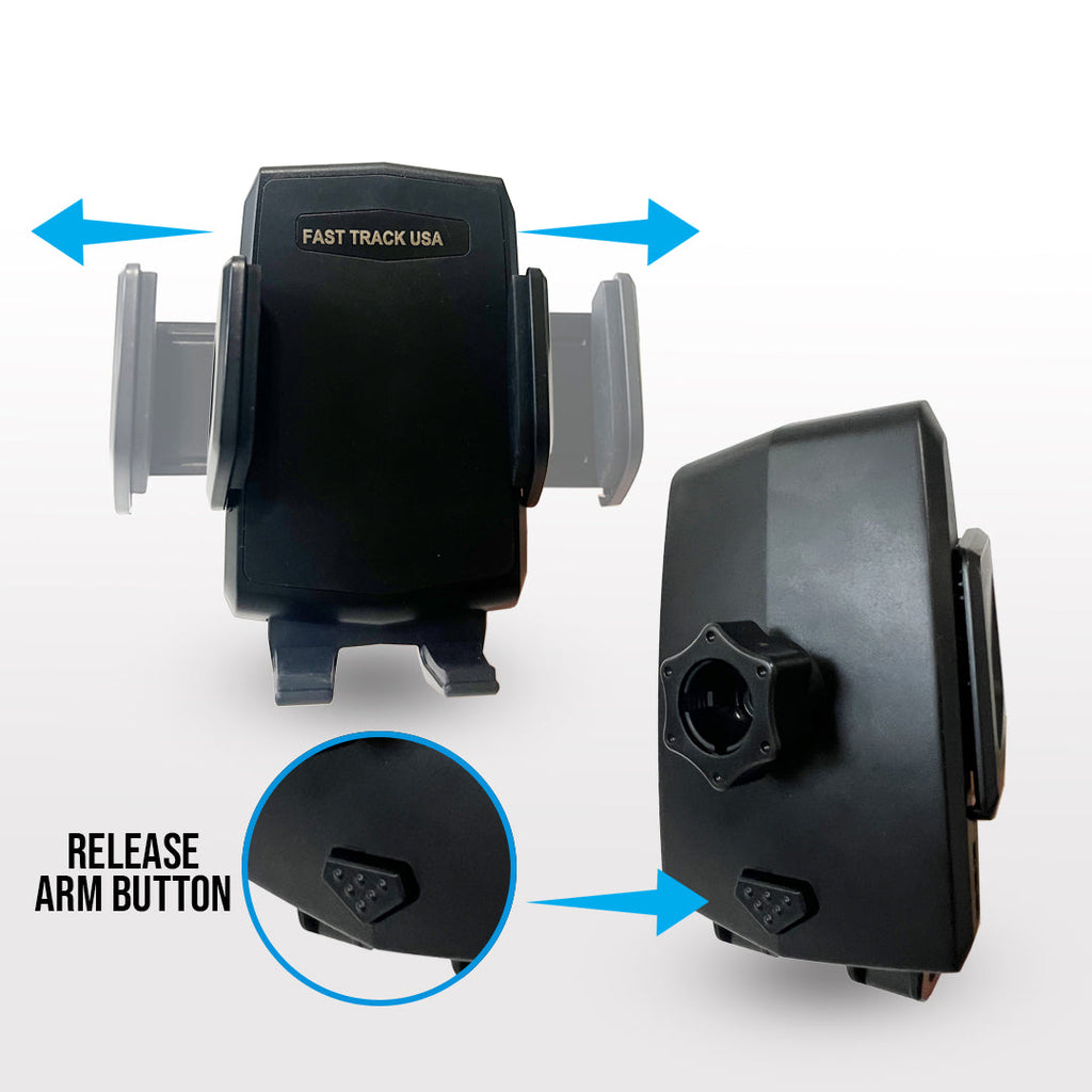 360° Car Phone Mount with Adaptable Cradle 2.0 🚗 | Long Neck Dashboard Holder