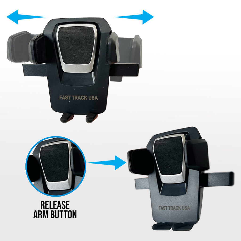 Car Phone Mount Long Neck 🚗 | One-Touch 360° Dashboard & Windshield Holder