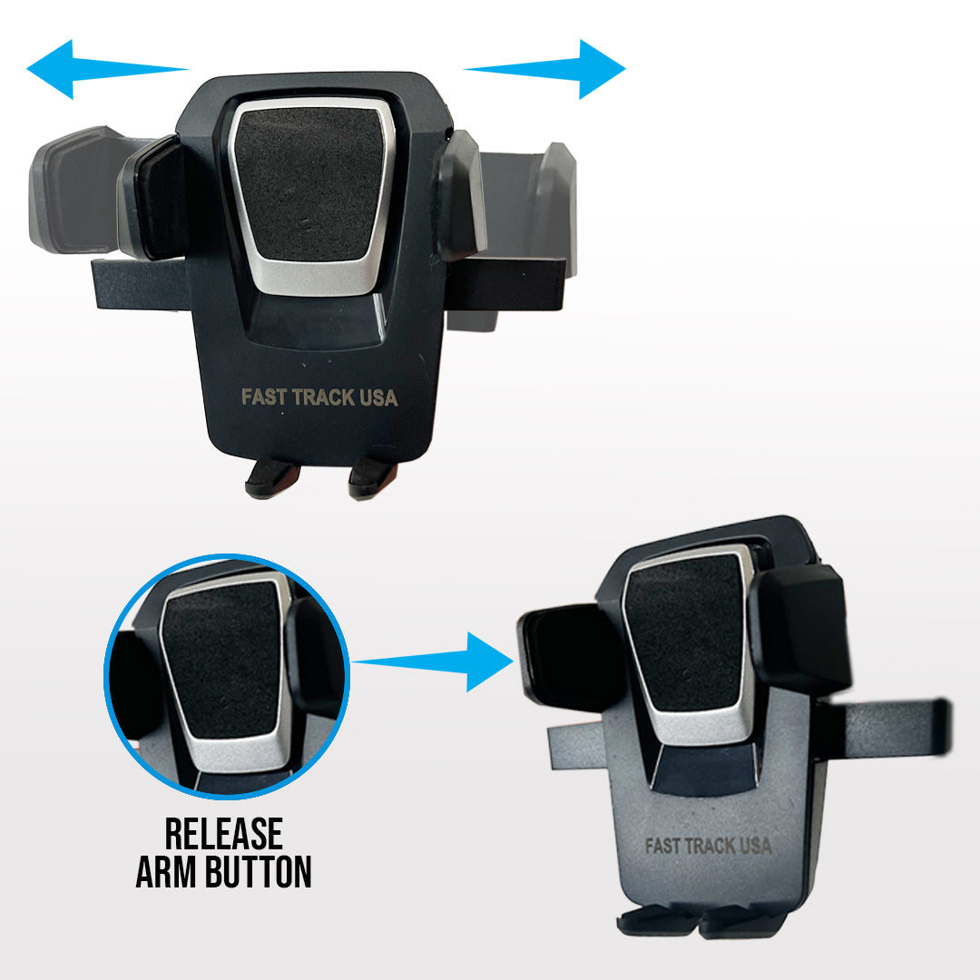 Car Phone Mount Long Neck 🚗 | One-Touch 360° Dashboard & Windshield Holder