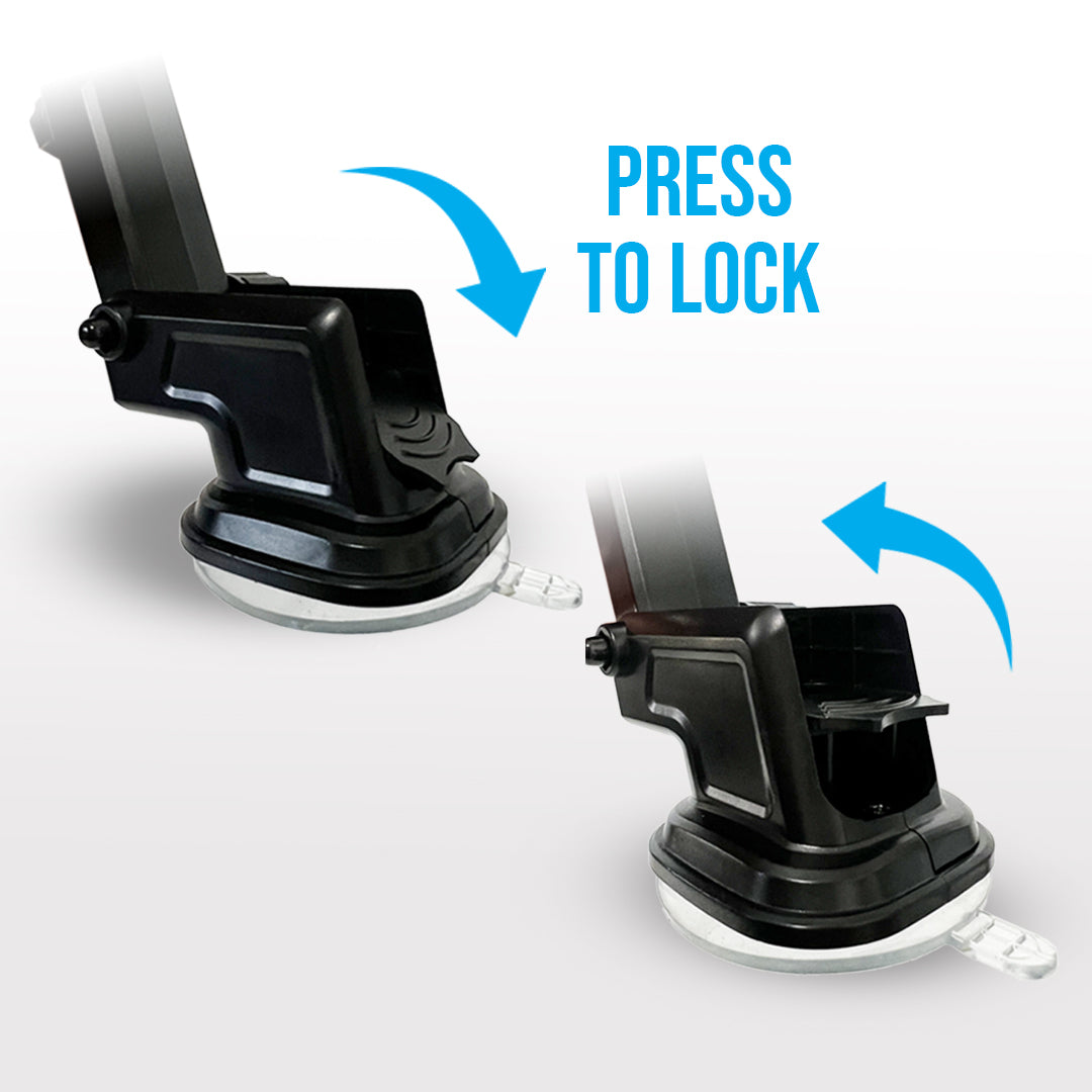 Long Neck Car Phone Mount 🚗 | Adaptable Cradle 360° Windshield & Dashboard Holder