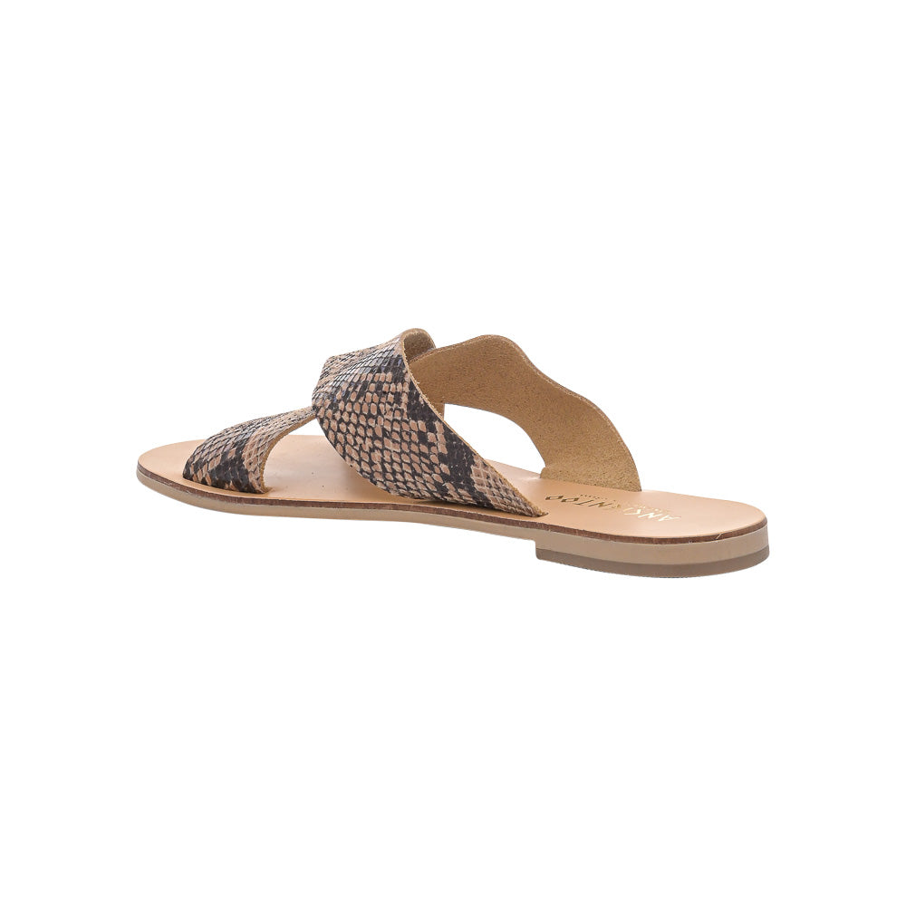 Greek Leather Slide Sandals for Women – Enyo Classic Flat Slides | Minimalist Summer Style