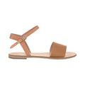 Greek Leather Sandals for Women – Metis Double Strap Flat Sandals | Ancient Style
