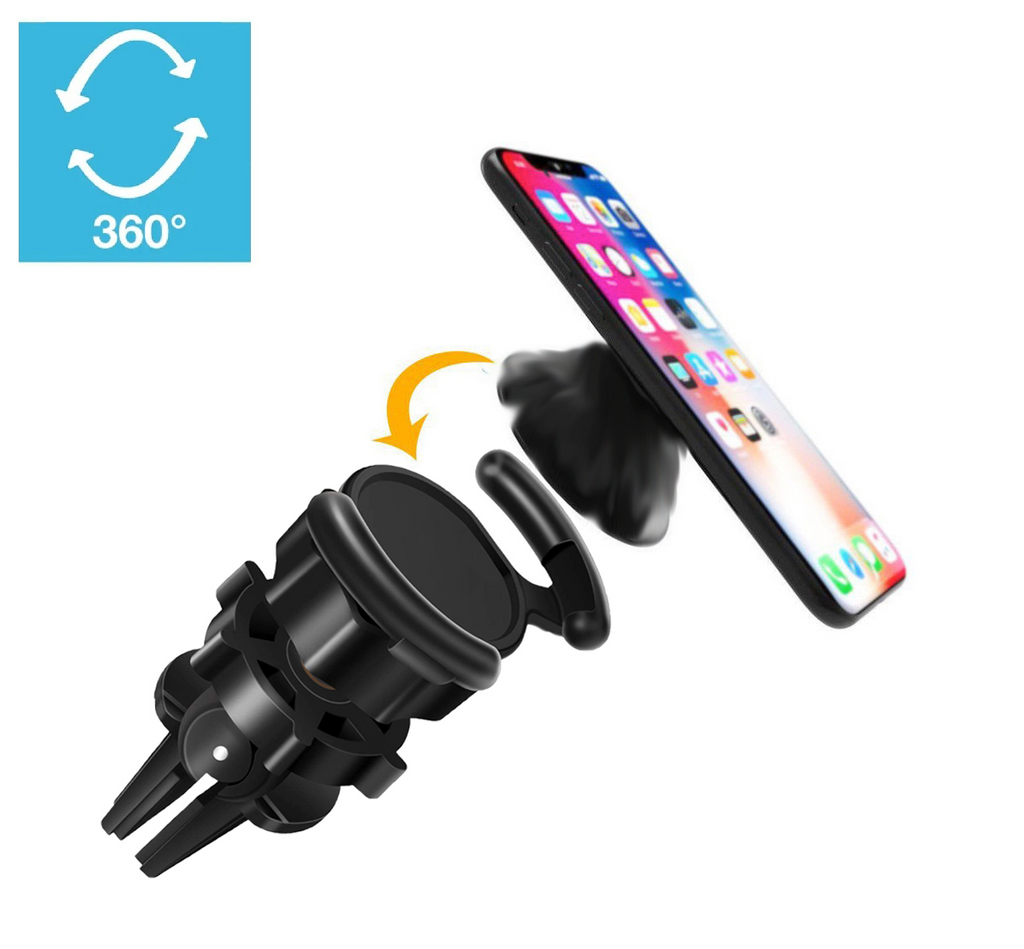 Car Air Vent Mount for PopSocket 🚗 | 360° Rotating Phone Holder