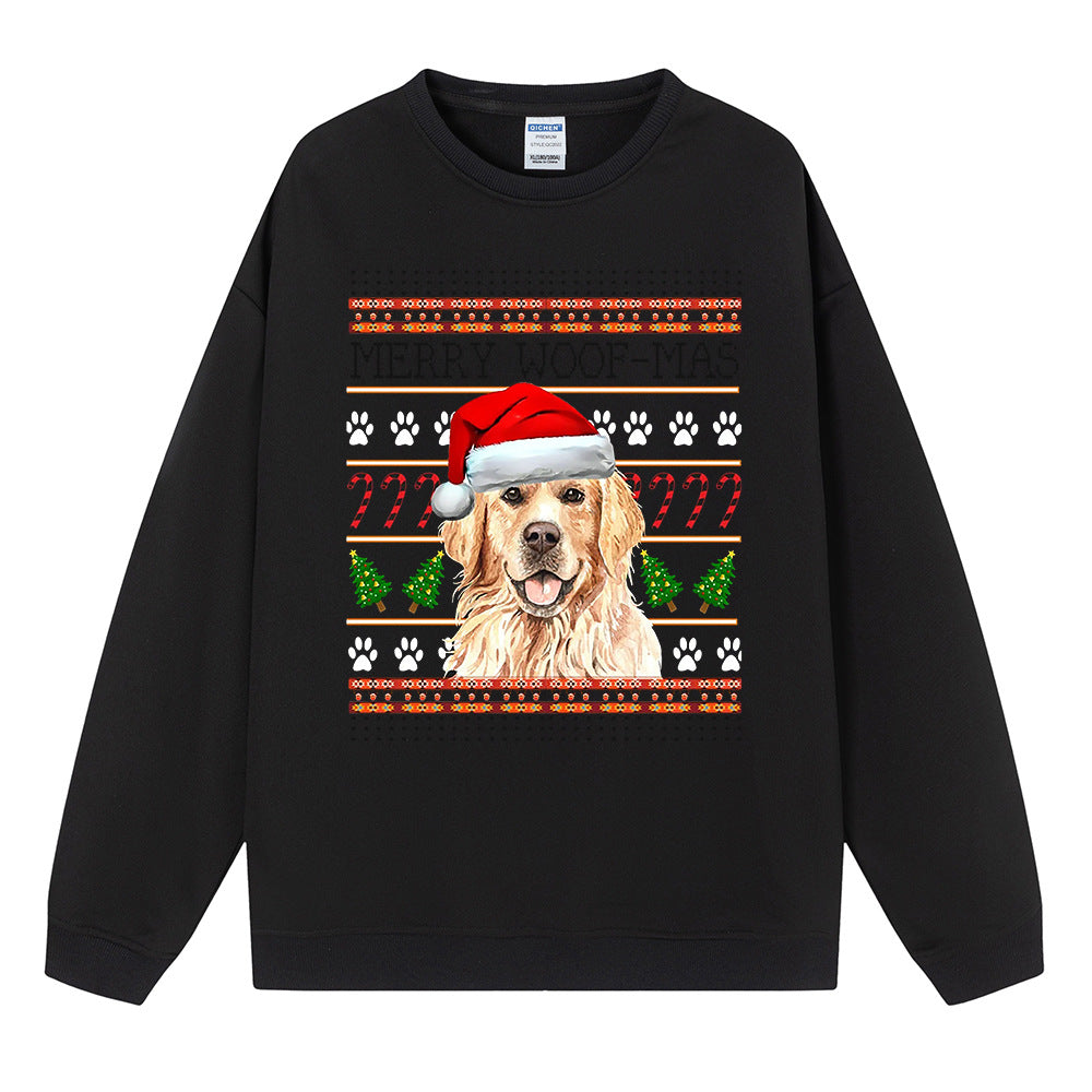 Merry women's Christmas hoodie - side view