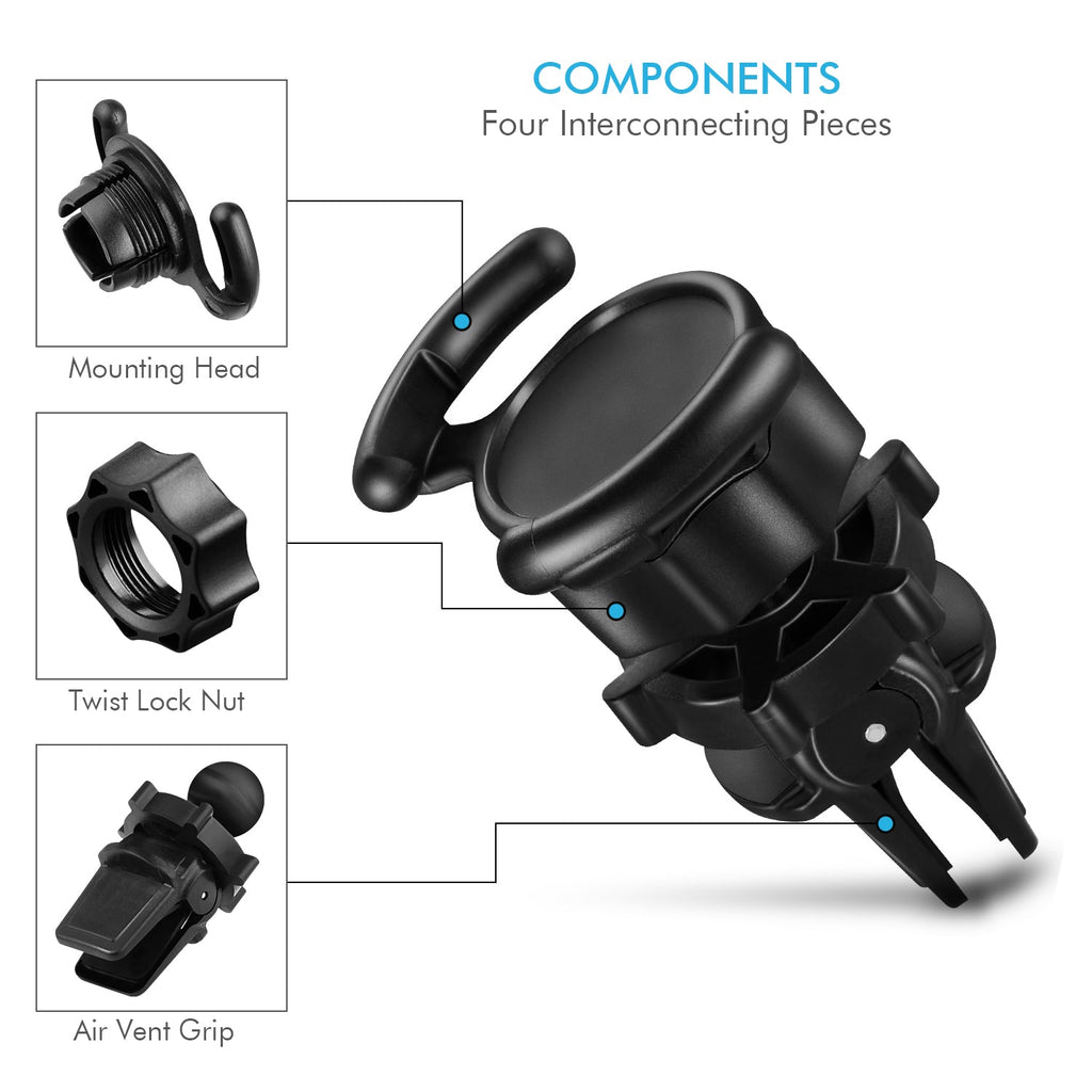 Car Air Vent Mount for PopSocket 🚗 | 360° Rotating Phone Holder
