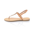 Greek Leather T-Strap Sandals for Women – Melina Flat Handmade Sandals | Ancient Style
