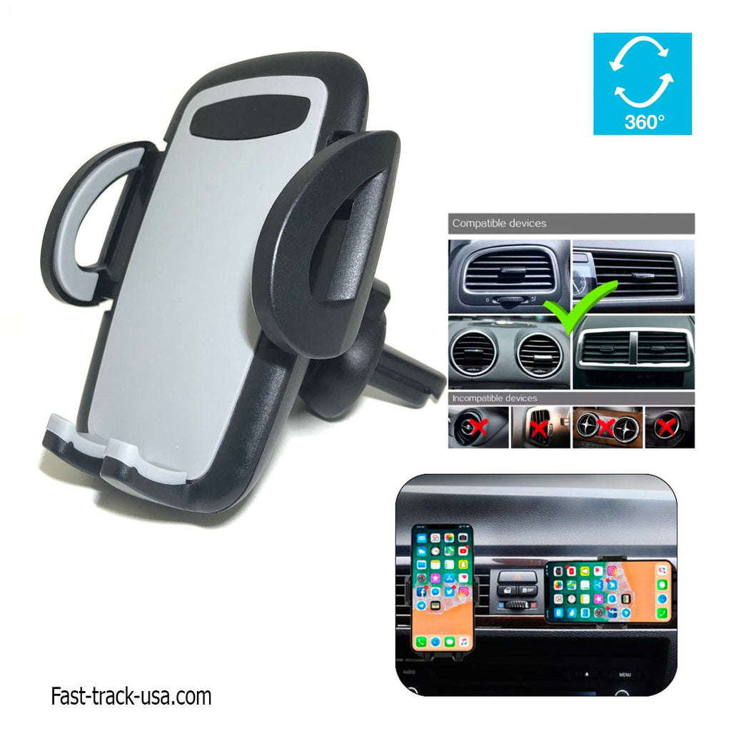 Car Air Vent Phone Holder 🚗 | Adjustable Cradle 360° Universal Mount