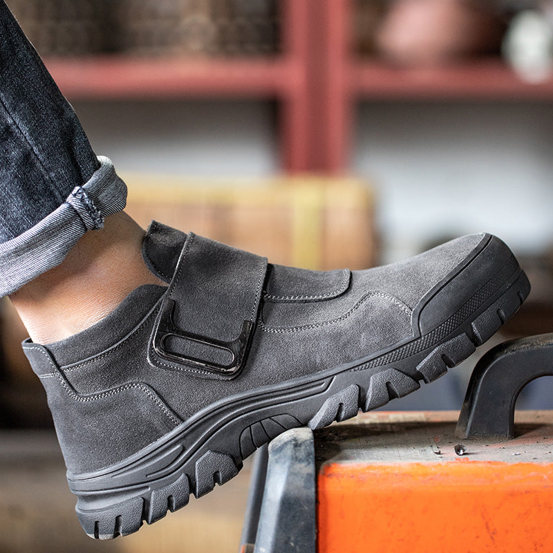 Zapatos de seguridad para soldador con punta de acero antideslizantes - foto 4