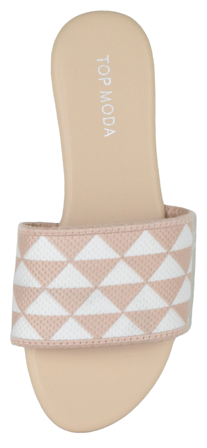 Nude Slide Sandals for Women – Flat Slip-On Versatile Beach Shoes | Everyday Style