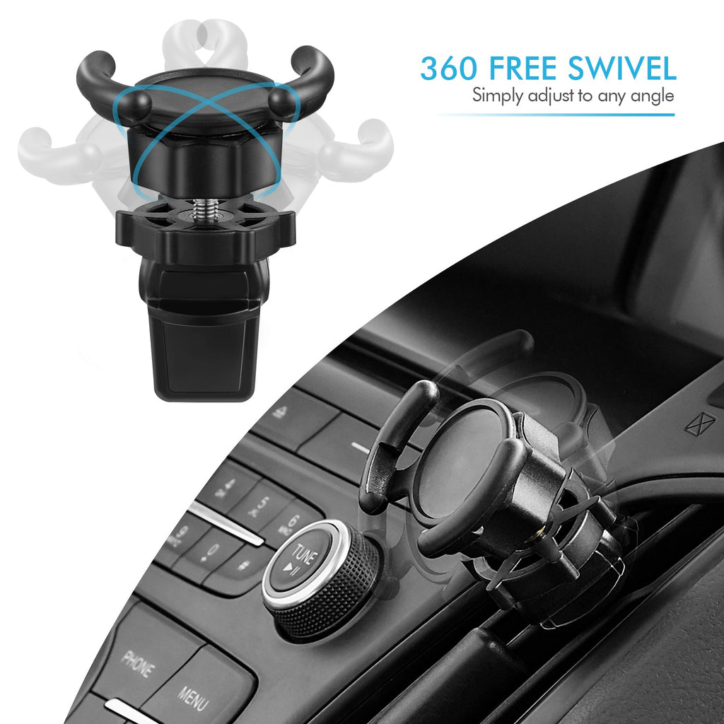 Car Air Vent Mount for PopSocket 🚗 | 360° Rotating Phone Holder