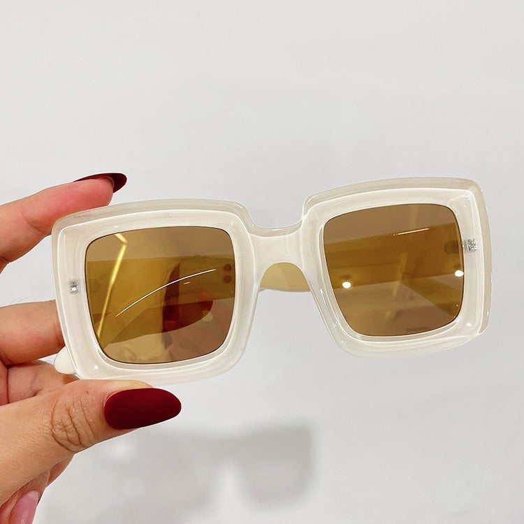 Oversized Square Sunglasses 🕶️ | UV400 Protection Large Frame