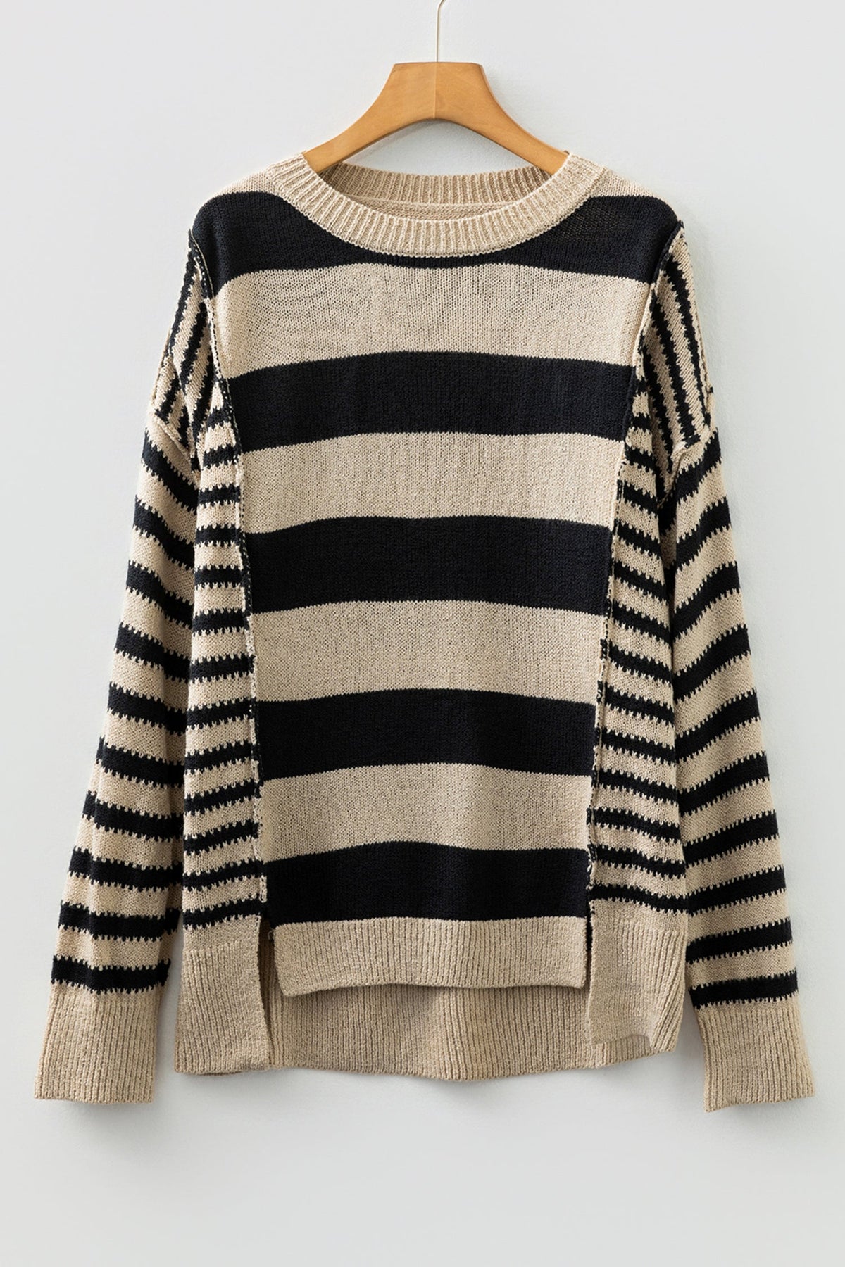 Kyli Sleeve Patchwork Baggy Sweater