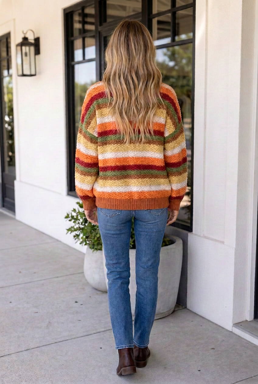 Dayanna Knit Puff Sleeve Sweater