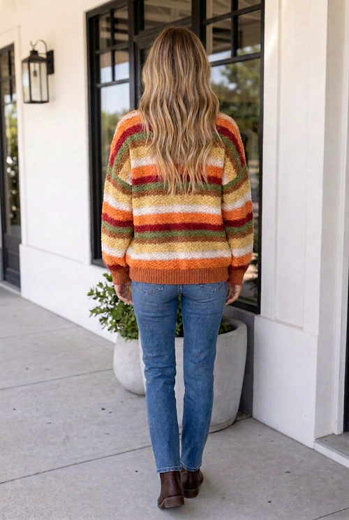 Dayanna Knit Puff Sleeve Sweater