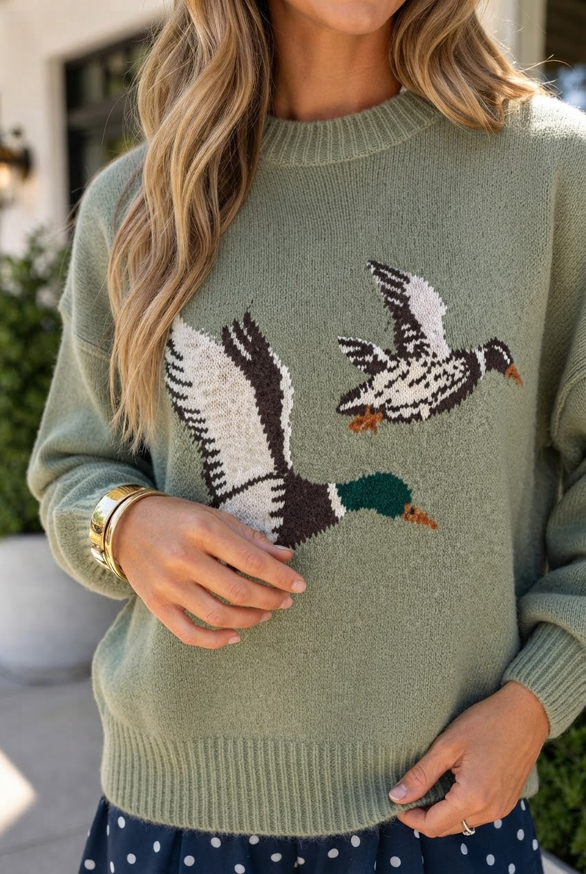 Karinna Drop Shoulder Knit Sweater