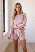 Giovanna Polka Dot Long Sleeve Top Set