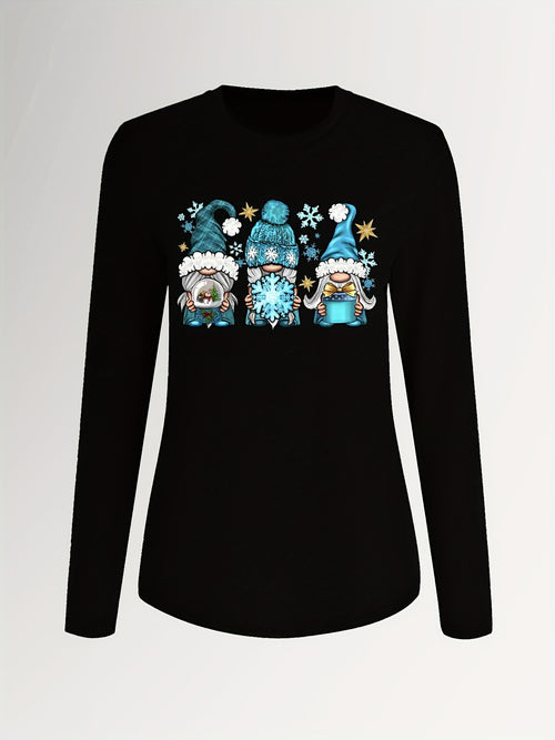 Christmas graphic print crew sweatshirt - detail