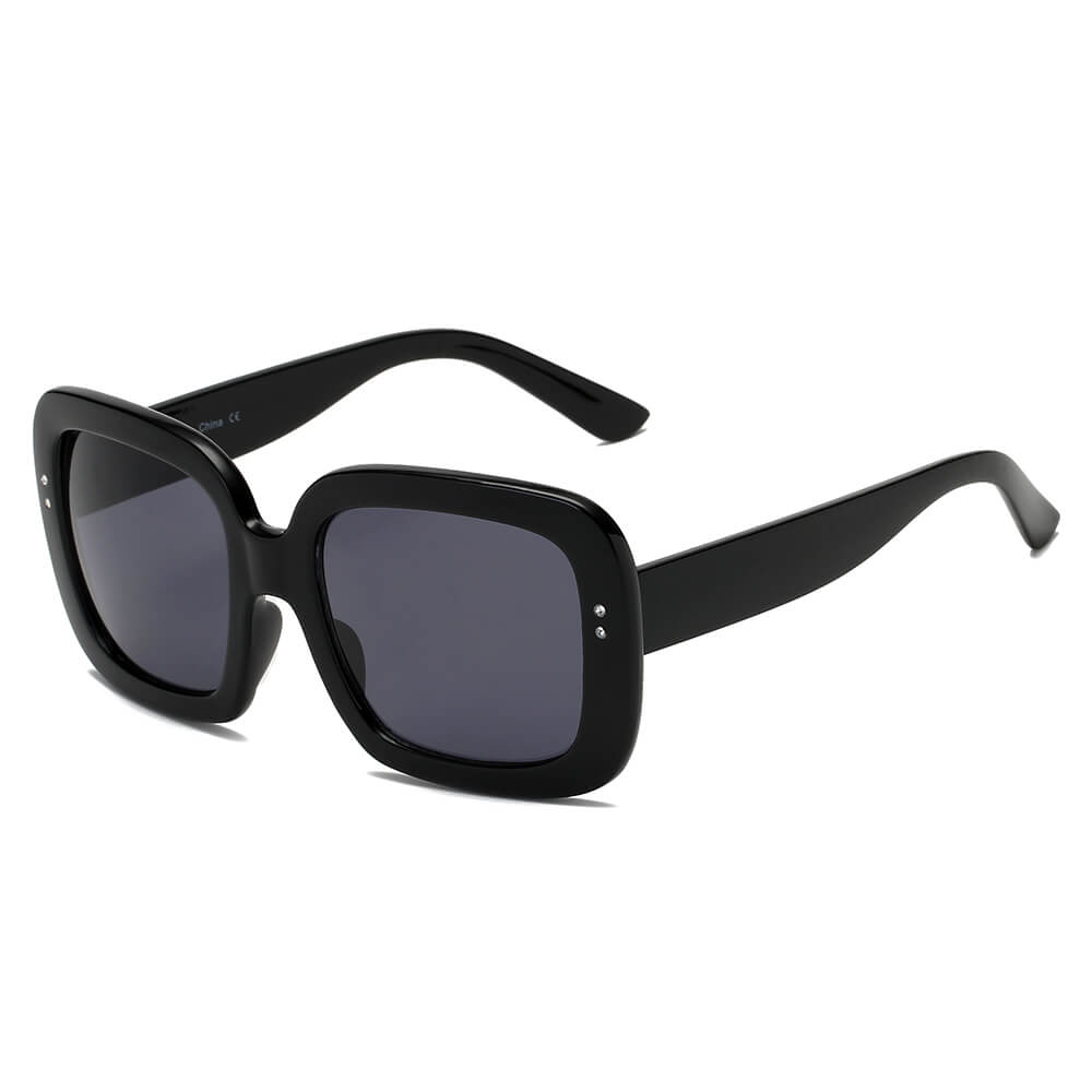 CLEMSON | Oversized Retro Square Sunglasses for Women