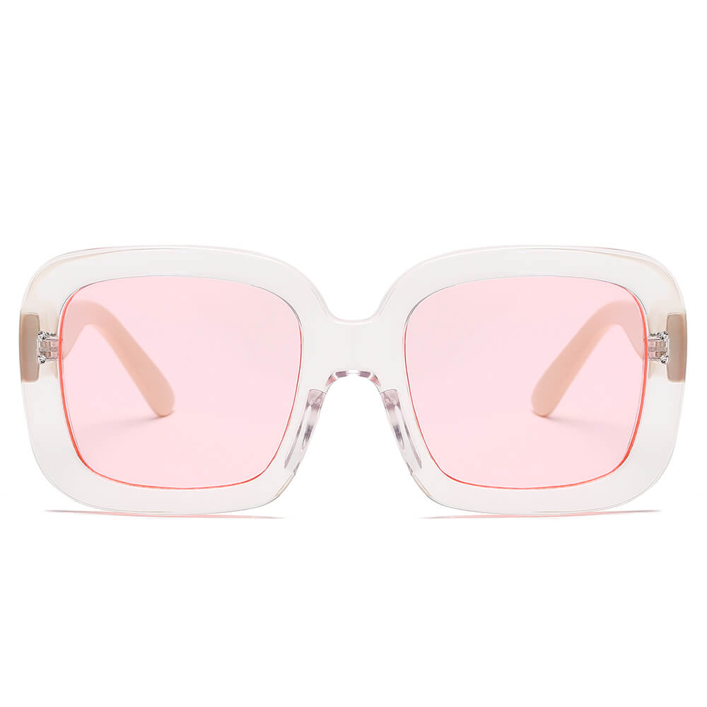 CLEMSON | Oversized Retro Square Sunglasses for Women