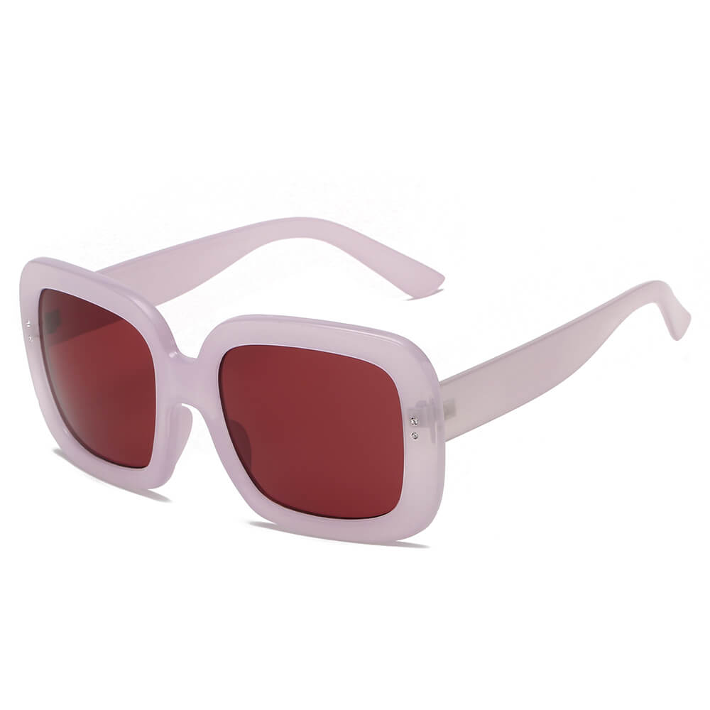 CLEMSON | Oversized Retro Square Sunglasses for Women