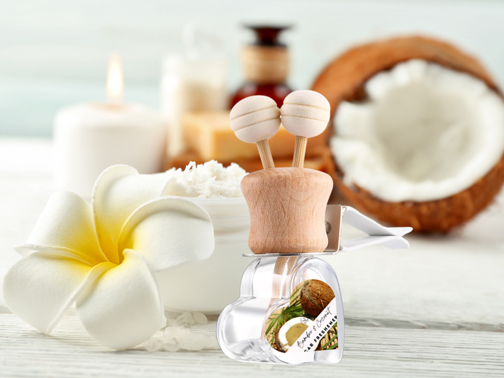 Clean & Fresh Car Diffuser - Crisp Linen & Ocean Breeze Aromatherapy