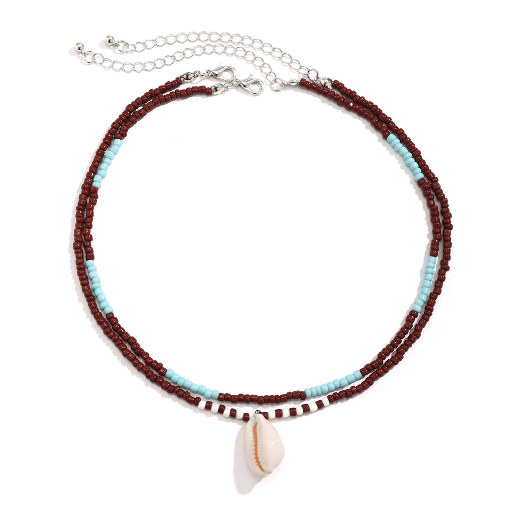 Beach Shell & Sea Star Necklace – Ocean Vibes Jewelry