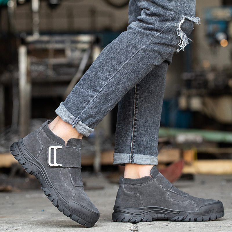 Zapatos de seguridad para soldador con punta de acero antideslizantes - foto 3