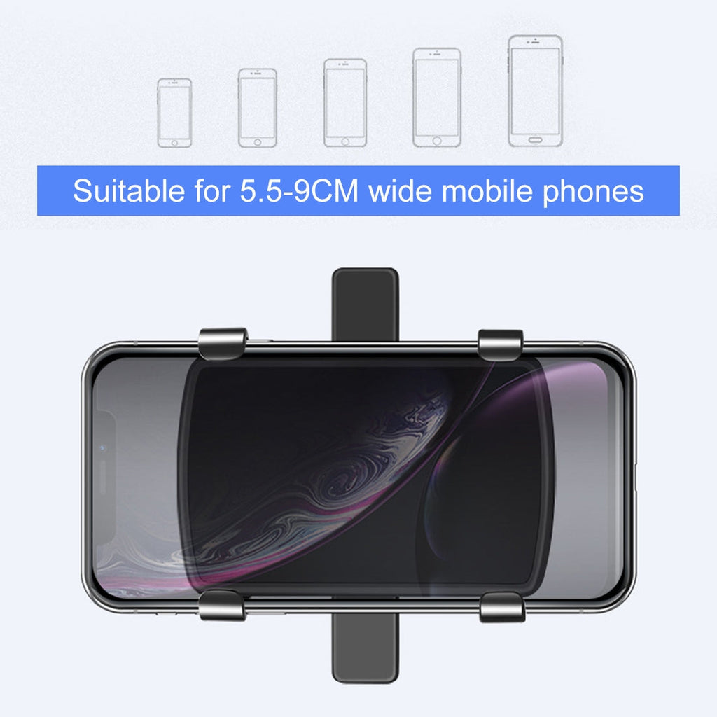 Versatile Car Phone Mount 🚗 | Adjustable Bracket for Mirror, Visor & Desk