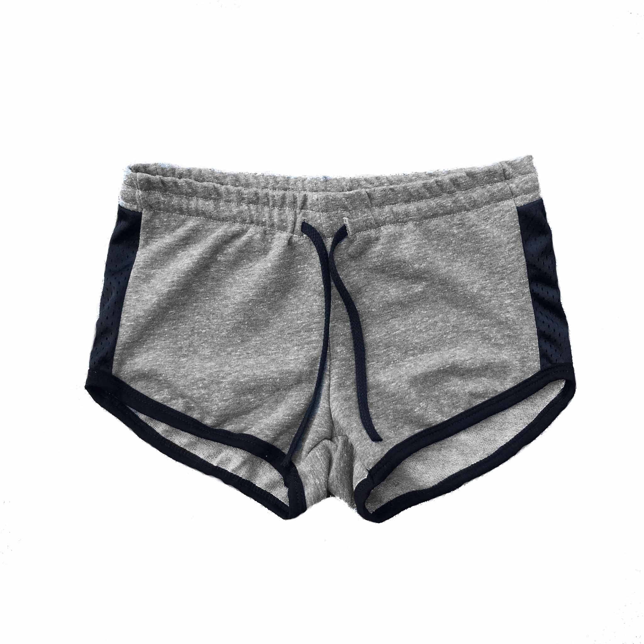 2008 Women's Contrast Mesh Detail Shorts – French Terry Activewear