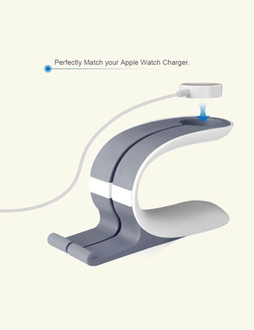 3-in-1 Desk Stand 📱 | Phone, Tablet & Apple Watch Charging Holder