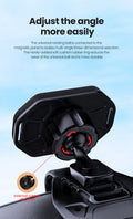 Magnetic Car Phone Holder 🚗 | 4-Magnet 360° Flex-Neck Dashboard Mount