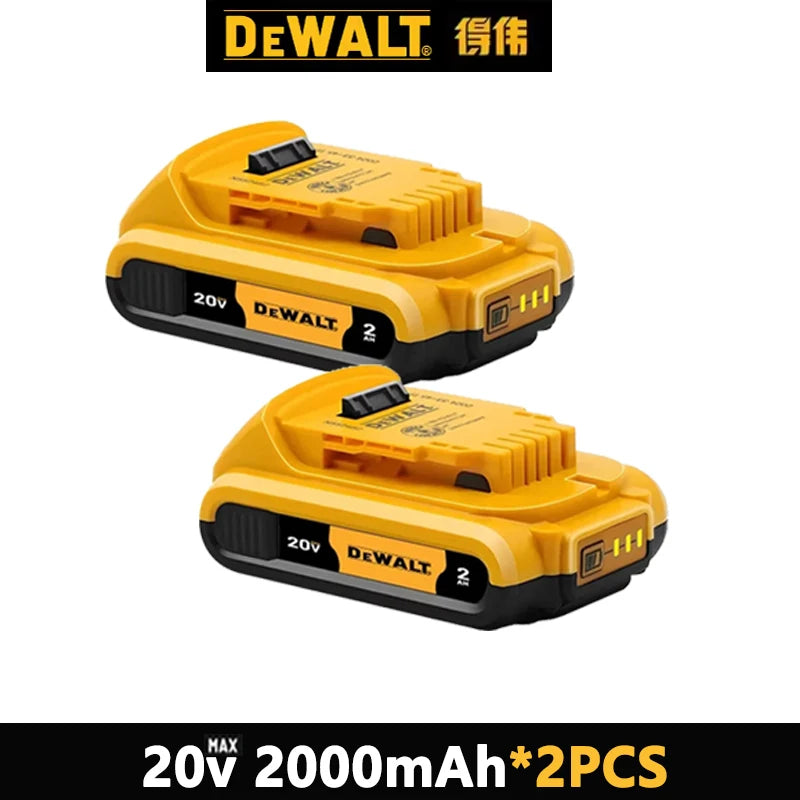 2AH 5AH 6Ah 9Ah Original Dewalt 20V Battery  For DCB200  DCB606 DCD609 18v dewalt outillage dewalt power tools Battery