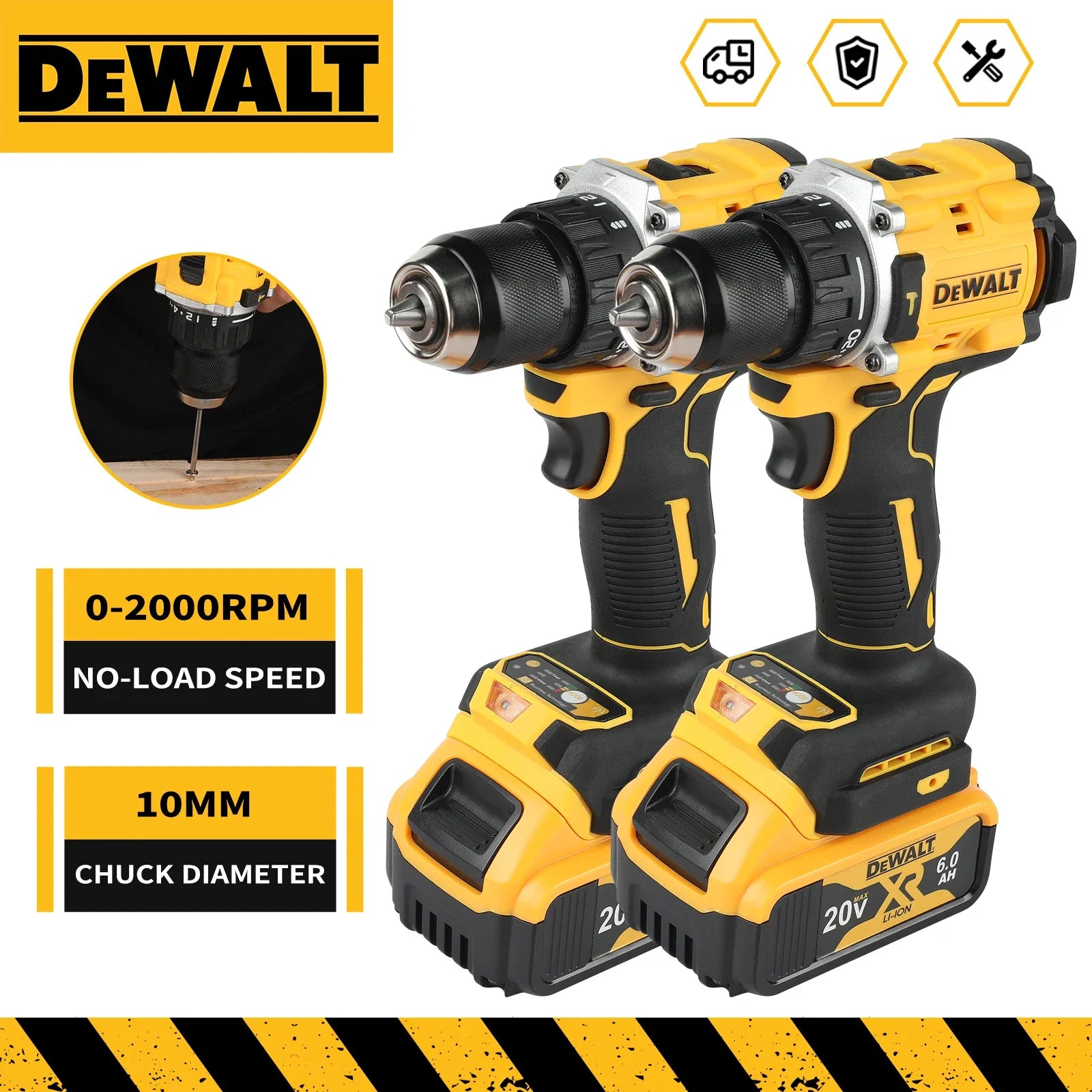 DEWALT 805 20V Lithium Battery Tool Brushless Compact Multifunctional Electric Screwdriver,Rechargeable,Hand Drill,Hammer Drill