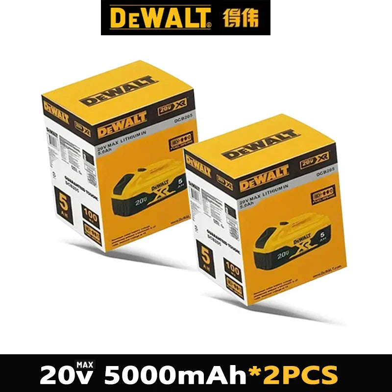 2AH 5AH 6Ah 9Ah Original Dewalt 20V Battery  For DCB200  DCB606 DCD609 18v dewalt outillage dewalt power tools Battery