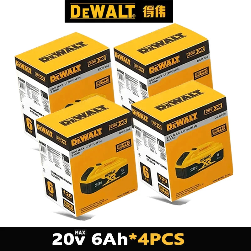 2AH 5AH 6Ah 9Ah Original Dewalt 20V Battery  For DCB200  DCB606 DCD609 18v dewalt outillage dewalt power tools Battery