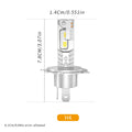 2PCS H7 H4 9005 9006 HB3 HB4 H11 H8 H9 LED Headlight Bulbs 12V 6000K 3570Chips Plug and Play for Car Headlight Lights