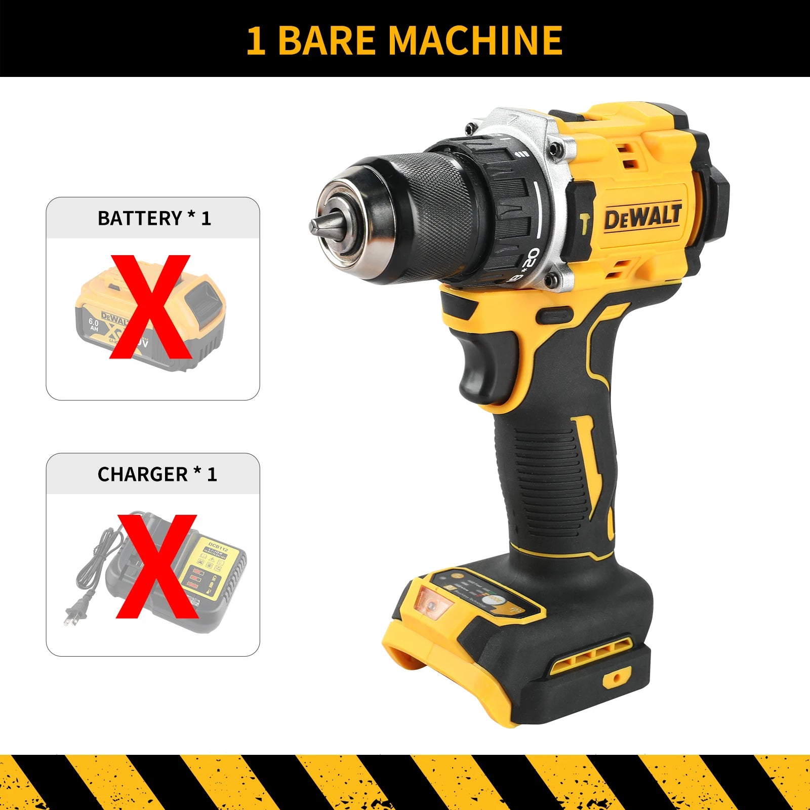 DEWALT 805 20V Lithium Battery Tool Brushless Compact Multifunctional Electric Screwdriver,Rechargeable,Hand Drill,Hammer Drill
