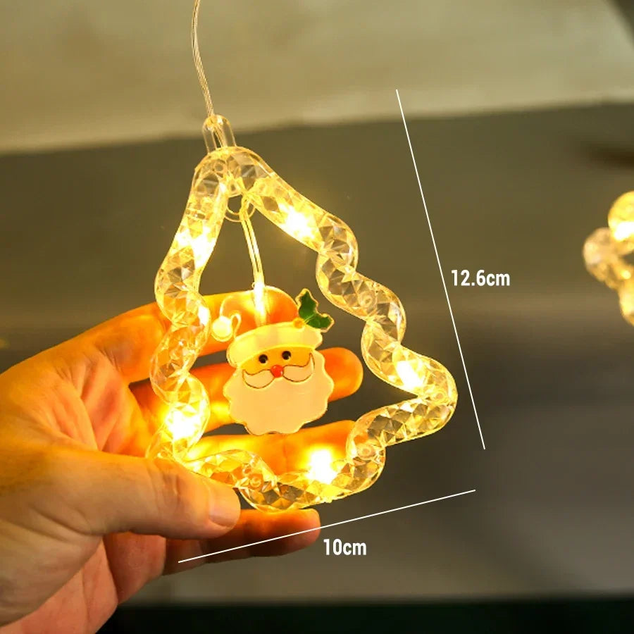 3M Christmas Wish Ring Curtain Curtain Garland Decorations For Home Christmas Ornaments Xmas Gifts Navidad 2024 New Year Decor