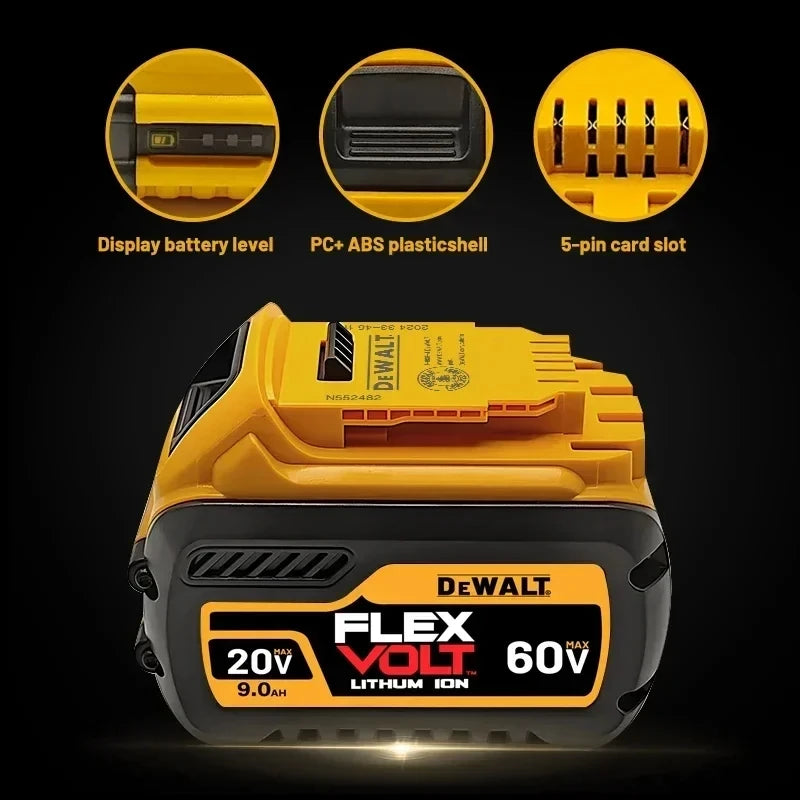 2AH 5AH 6Ah 9Ah Original Dewalt 20V Battery  For DCB200  DCB606 DCD609 18v dewalt outillage dewalt power tools Battery
