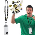 Unitedify Decorative Lanyard Football