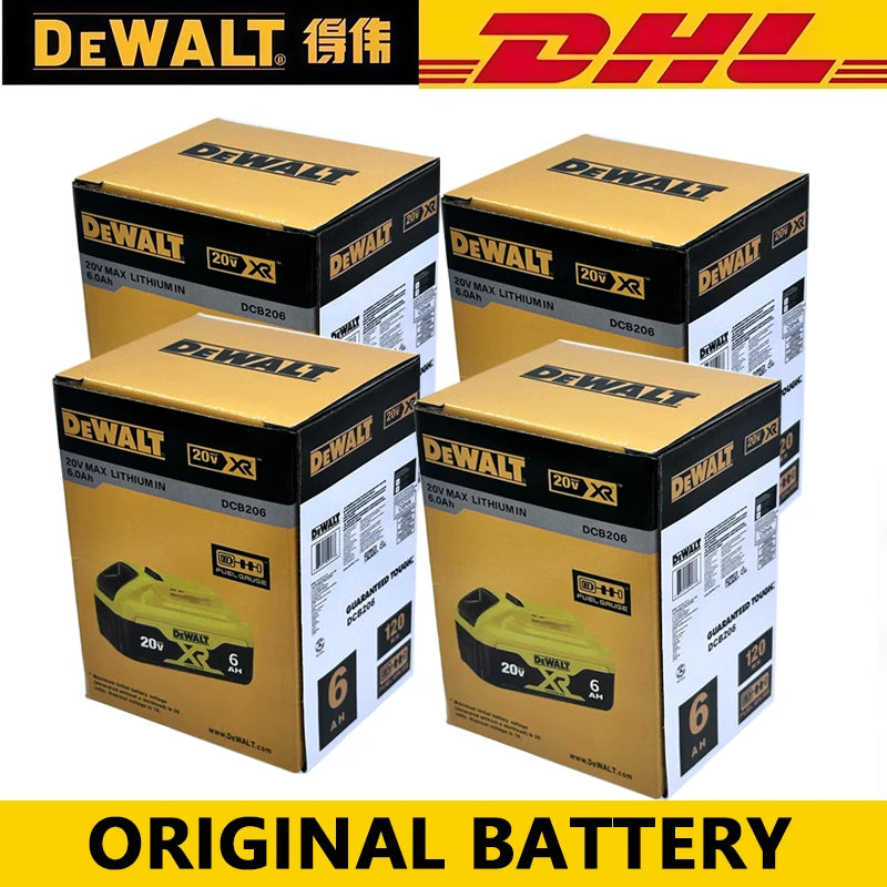 2AH 5AH 6Ah 9Ah Original Dewalt 20V Battery  For DCB200  DCB606 DCD609 18v dewalt outillage dewalt power tools Battery
