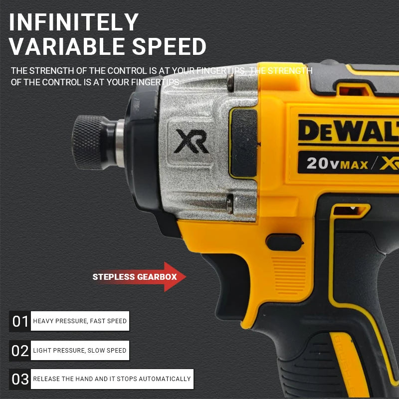 DEWALT DCF887 Brushless 205N.m Electric Wrench Cordless Impact Wrench Multifunctional Portable Electric Tools For DEWALT Battery