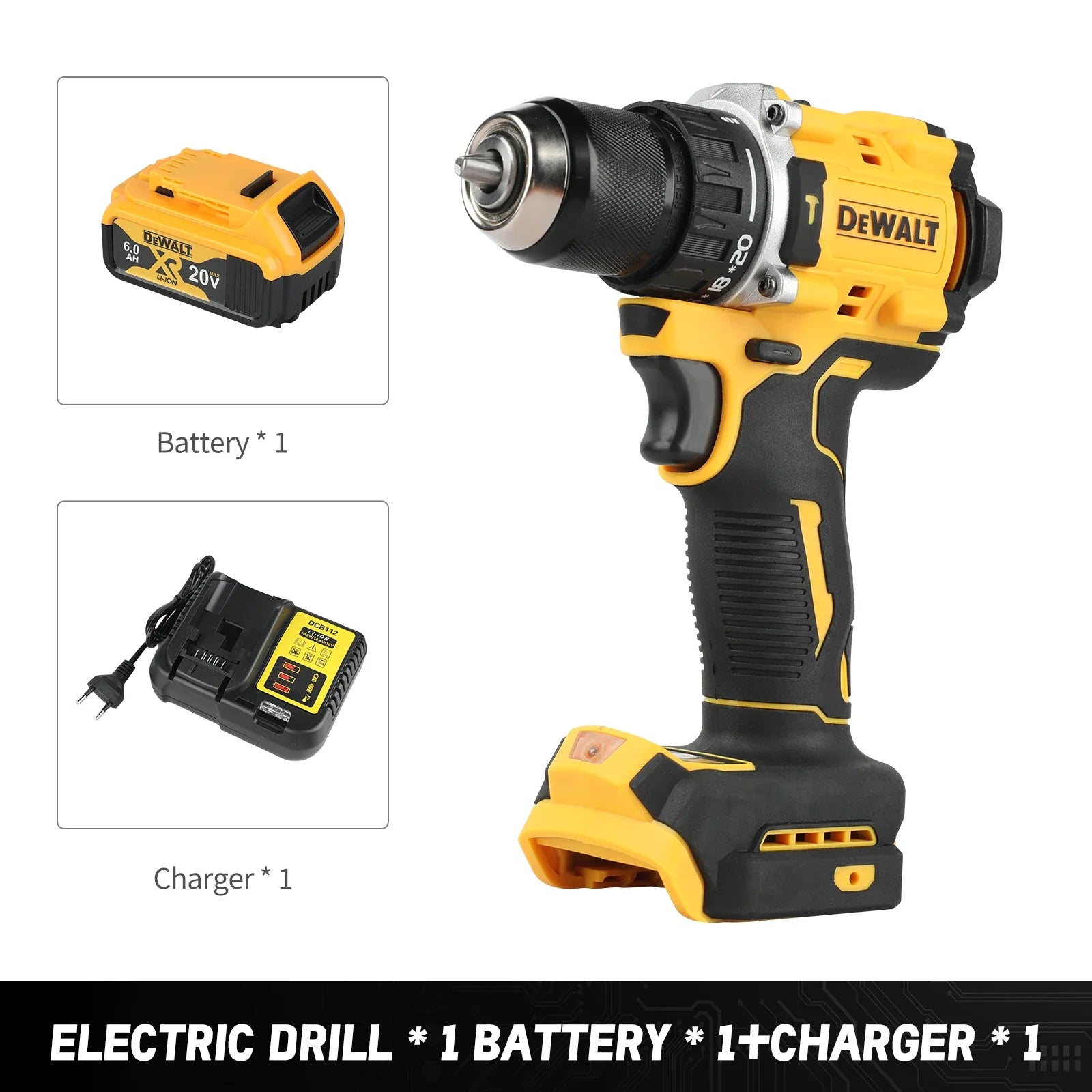 DEWALT 805 20V Lithium Battery Tool Brushless Compact Multifunctional Electric Screwdriver,Rechargeable,Hand Drill,Hammer Drill