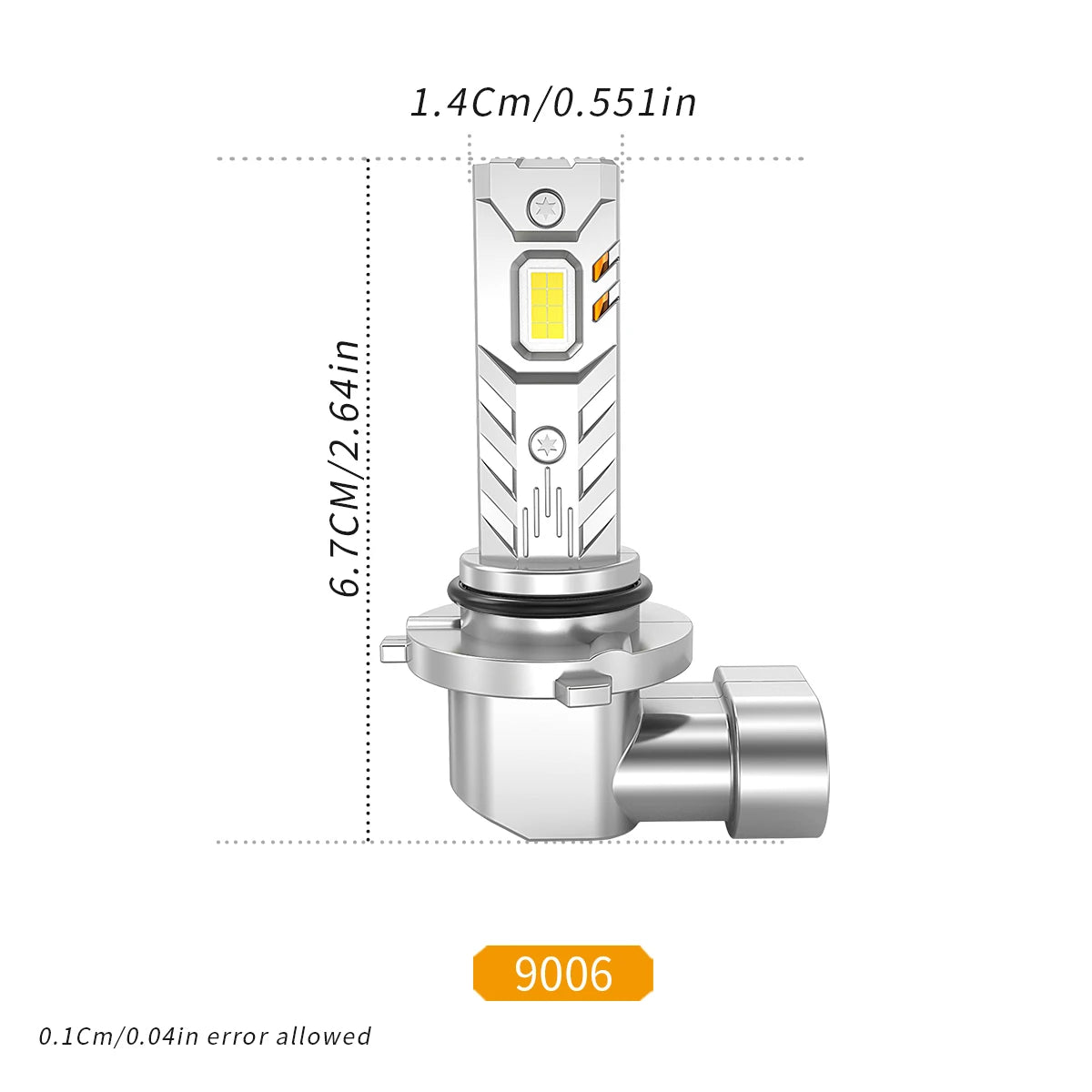 2PCS H7 H4 9005 9006 HB3 HB4 H11 H8 H9 LED Headlight Bulbs 12V 6000K 3570Chips Plug and Play for Car Headlight Lights