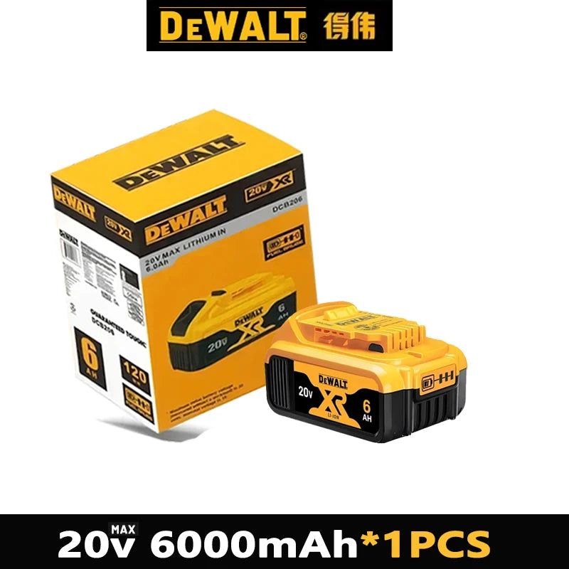 2AH 5AH 6Ah 9Ah Original Dewalt 20V Battery  For DCB200  DCB606 DCD609 18v dewalt outillage dewalt power tools Battery