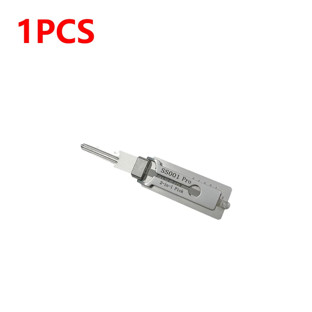 2in1 Stainless Steel Key Decoder Precision Hook And Pickup Hand Tool O-ring Pickup Repair Kit Available Hook Hand Measuring Tool